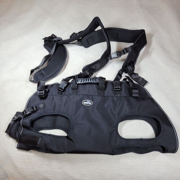 Waktu Dog Carrier Pet Pets Animals Dogs Medium Large Black Transport Luggage - Picture 4 of 11